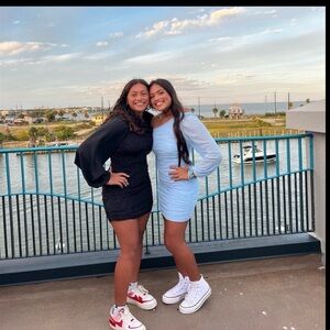 SHEIN Black Glittery Fabric